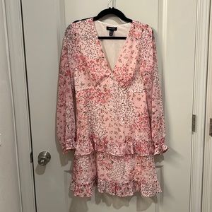 Floral, babydoll dress from ASOS